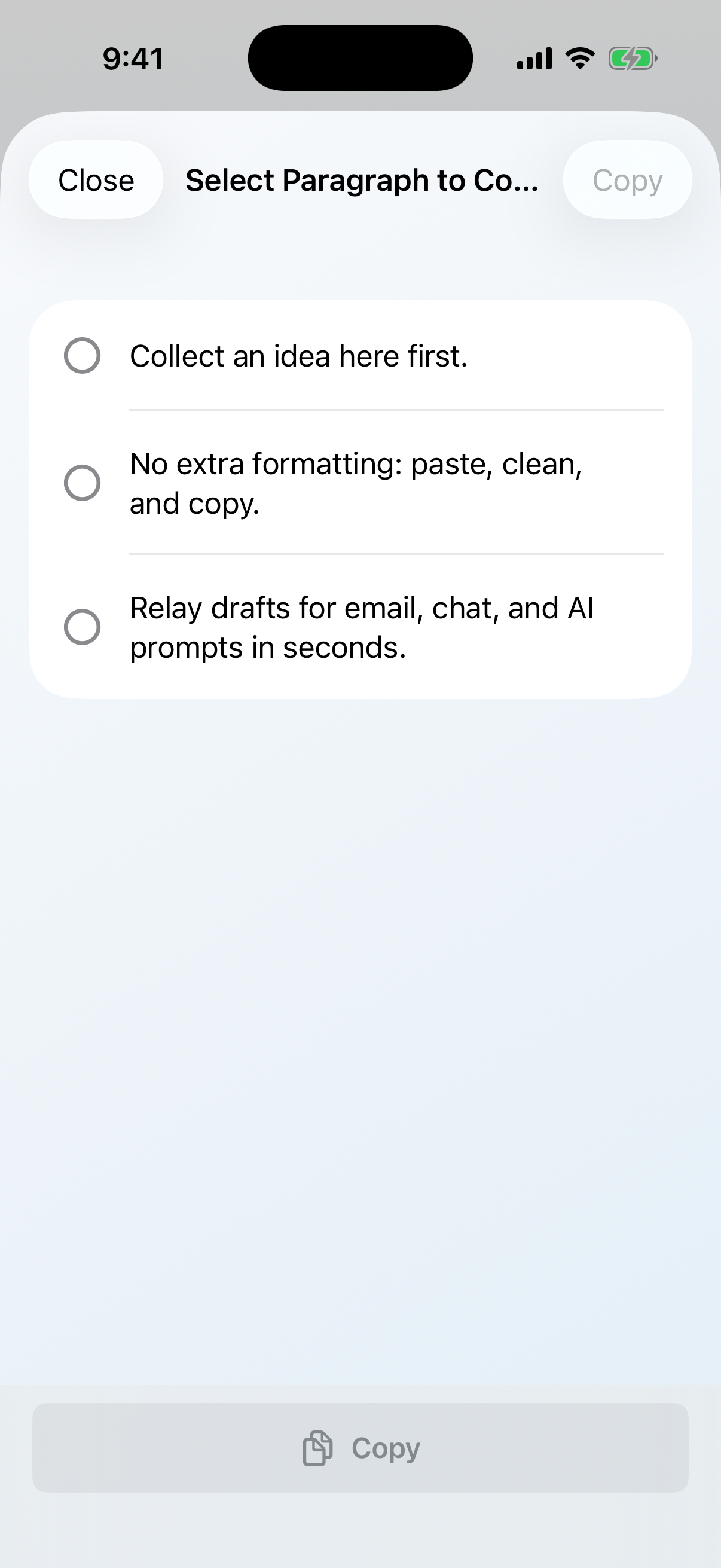 onetext Extract paragraphs or lines